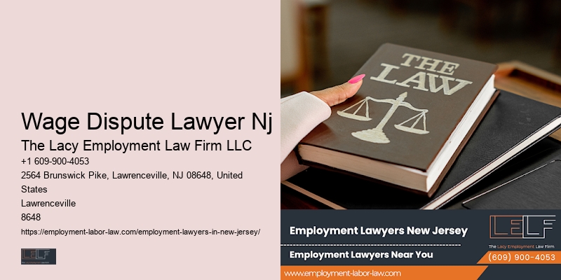 Wage Dispute Lawyer Nj