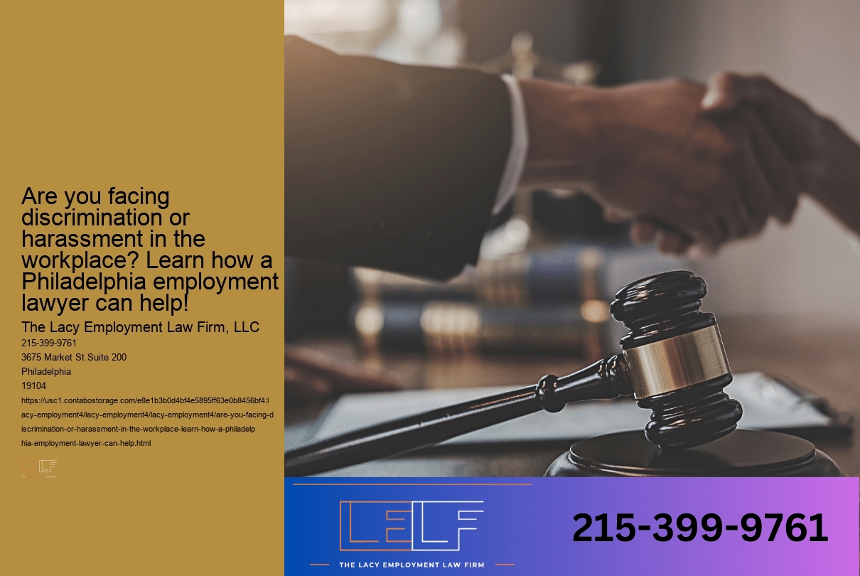 Are you facing discrimination or harassment in the workplace? Learn how a Philadelphia employment lawyer can help!