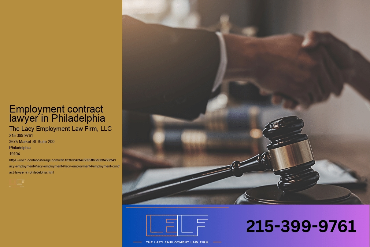 Employment contract lawyer in Philadelphia