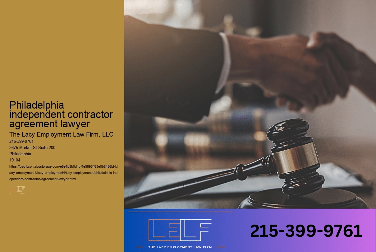 Philadelphia independent contractor agreement lawyer