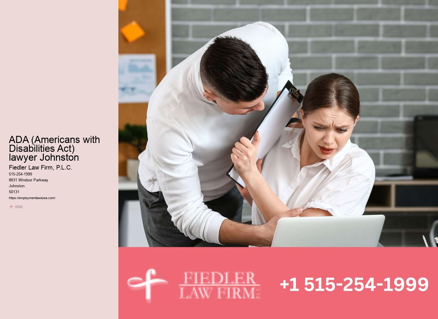 Top-notch Harassment at Work Legal Assistance Johnston