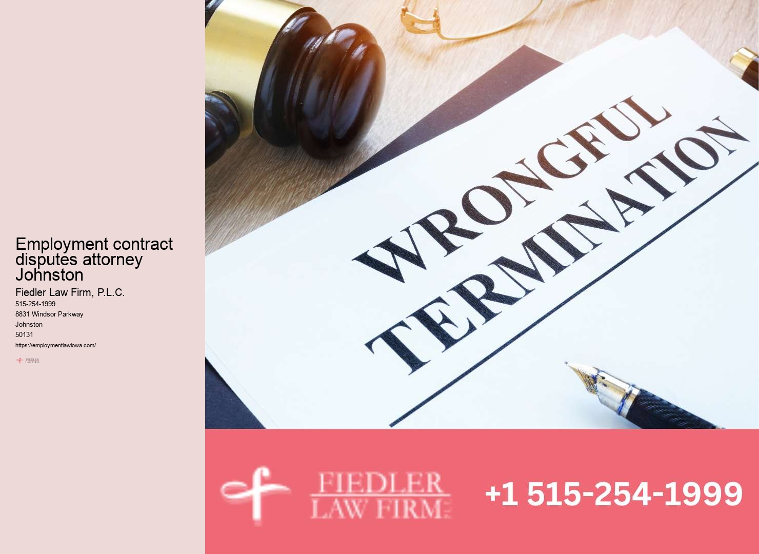 Johnston Employment Law Representation