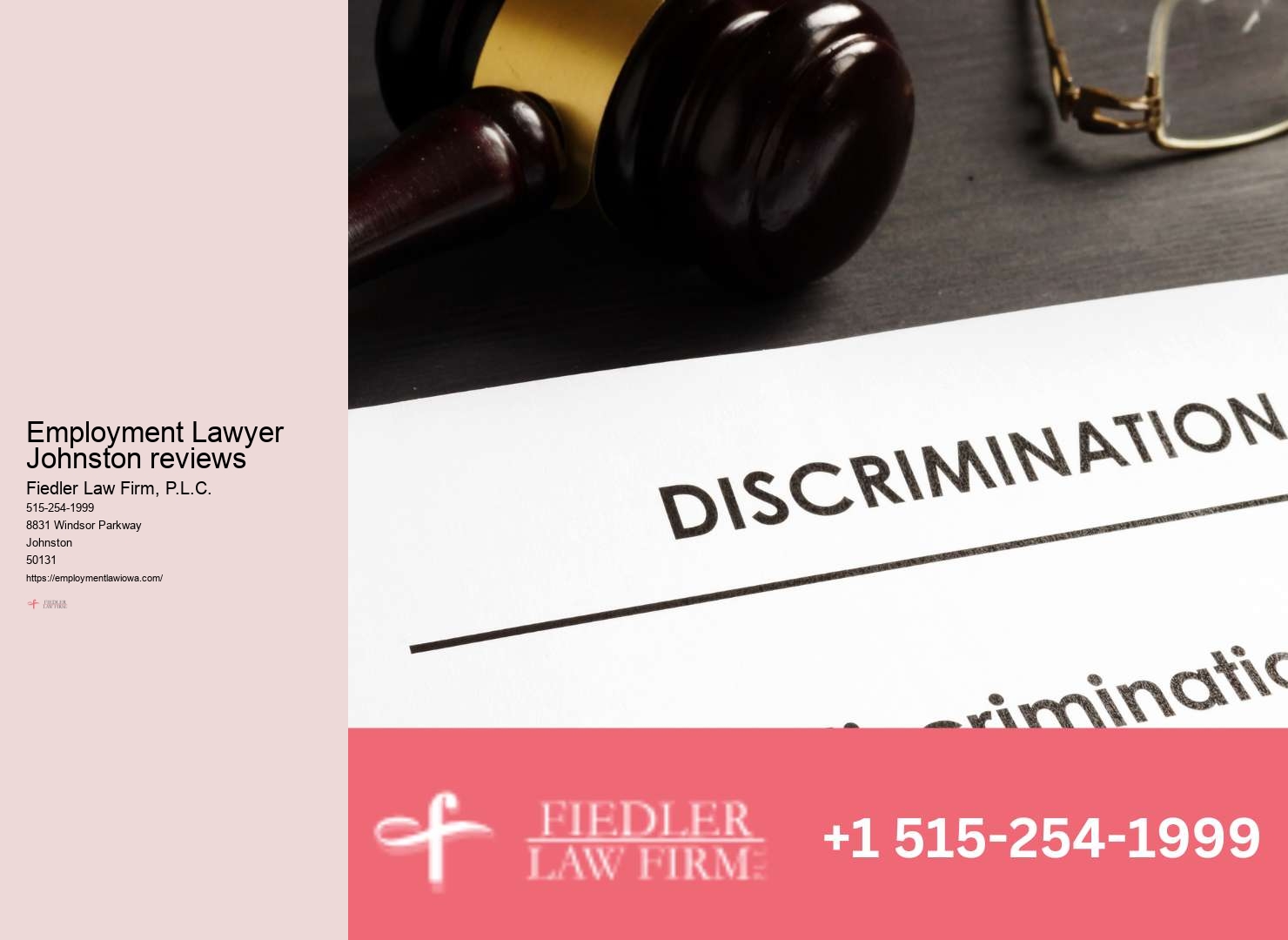 Leading Workplace Discrimination Attorney Johnston