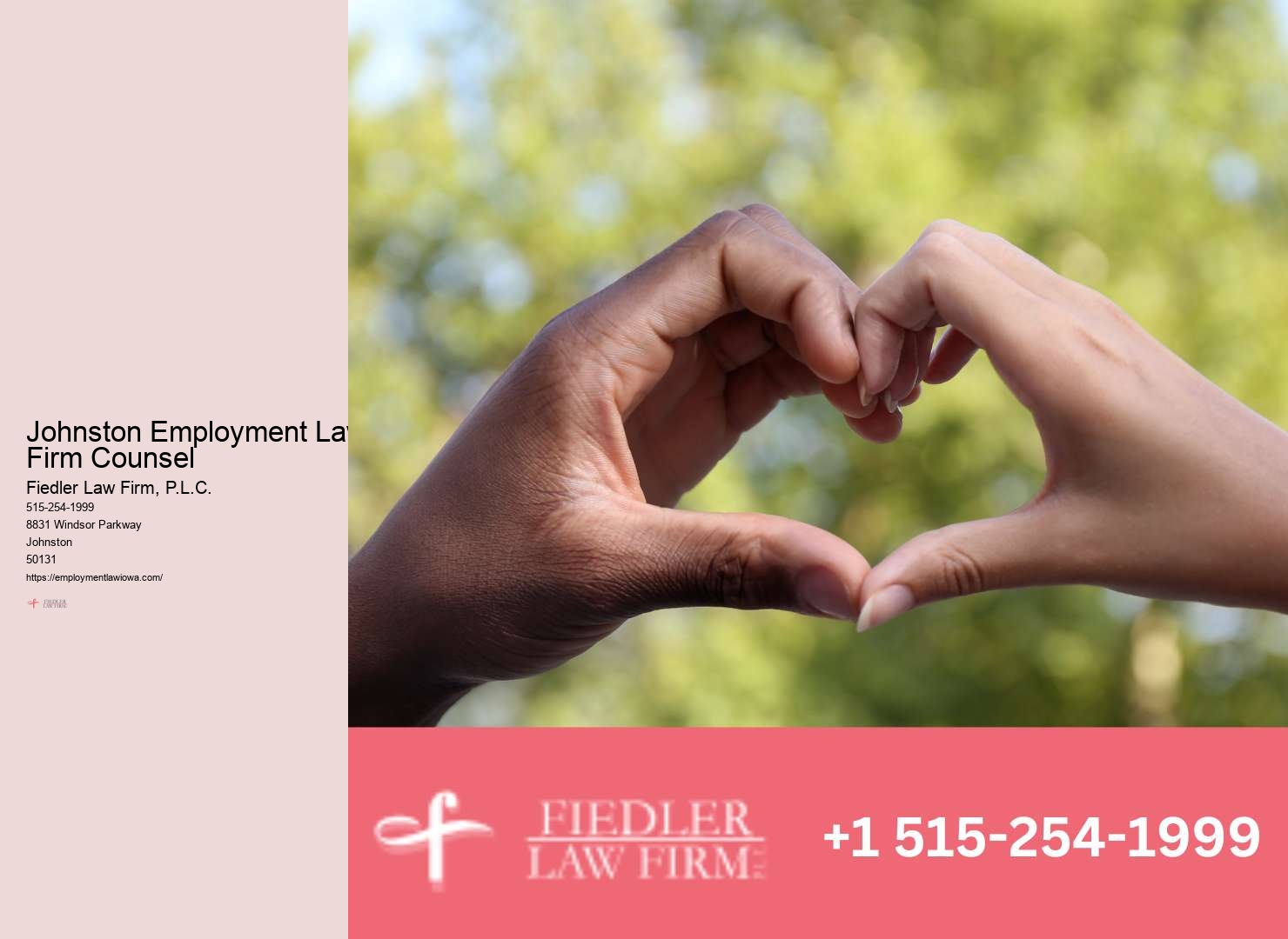 Johnston Employment Law Consultation Firm Advisory Expertise