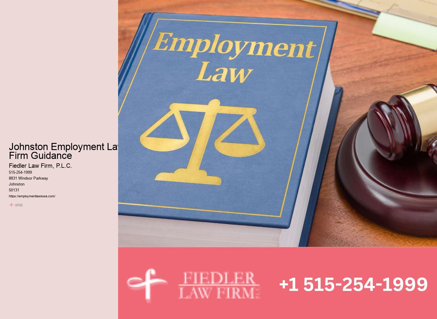 Johnston Employment Law Consultation Firm Legal Guidance Services