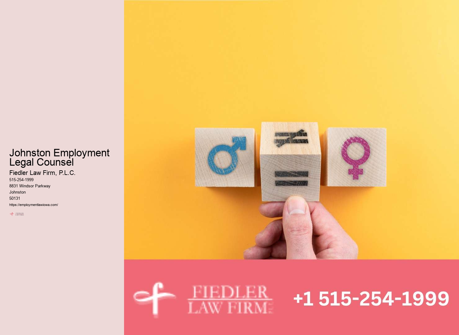 Professional Workplace Discrimination Legal Counsel Johnston