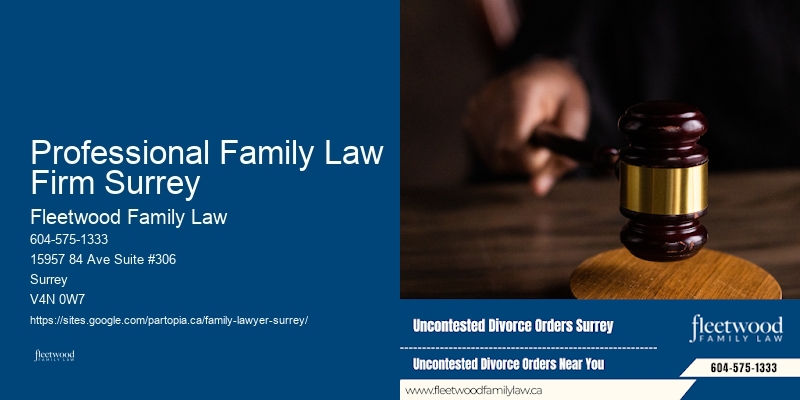 Professional Family Law Firm Surrey