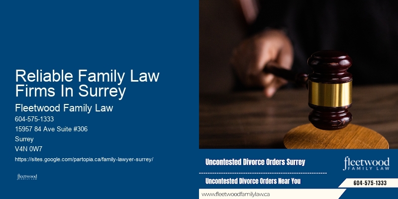 Reliable Family Law Firms In Surrey