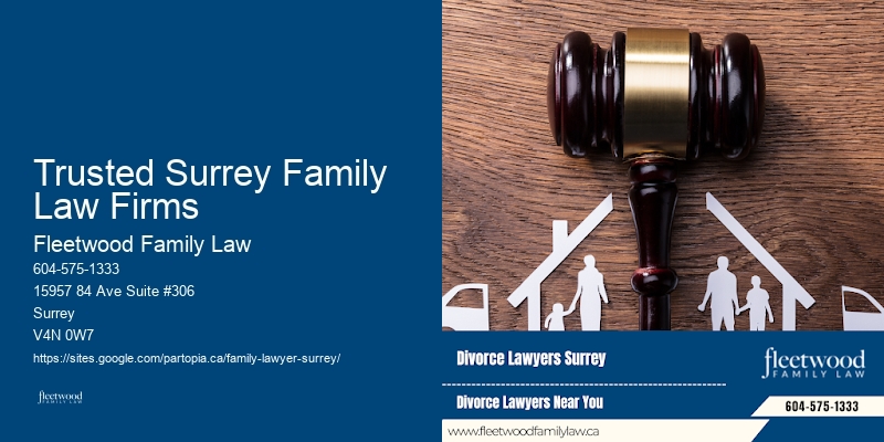 Trusted Surrey Family Law Firms