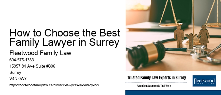 How to Choose the Best Family Lawyer in Surrey