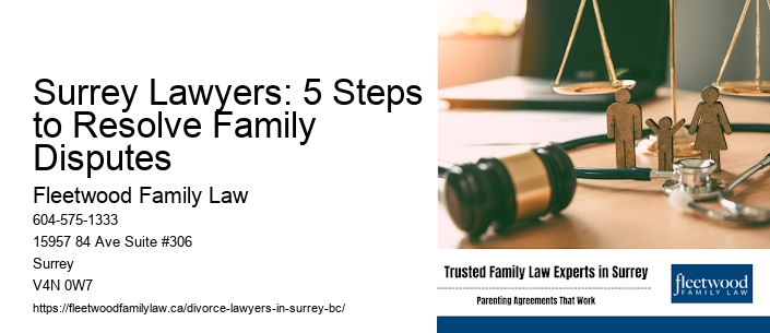 Surrey Lawyers: 5 Steps to Resolve Family Disputes