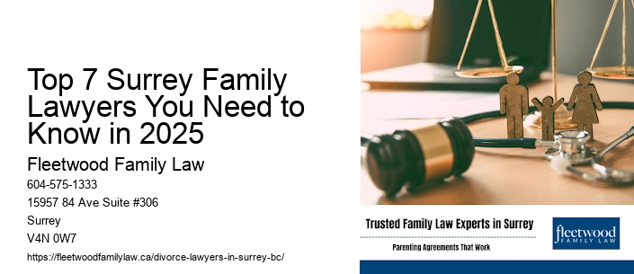 Top 7 Surrey Family Lawyers You Need to Know in 2025