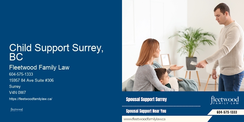 Separation Agreement Child Support Surrey, BC BC