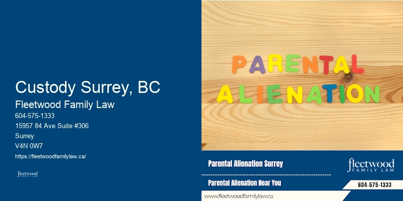 Custody Surrey, BC BC Family Law Experts
