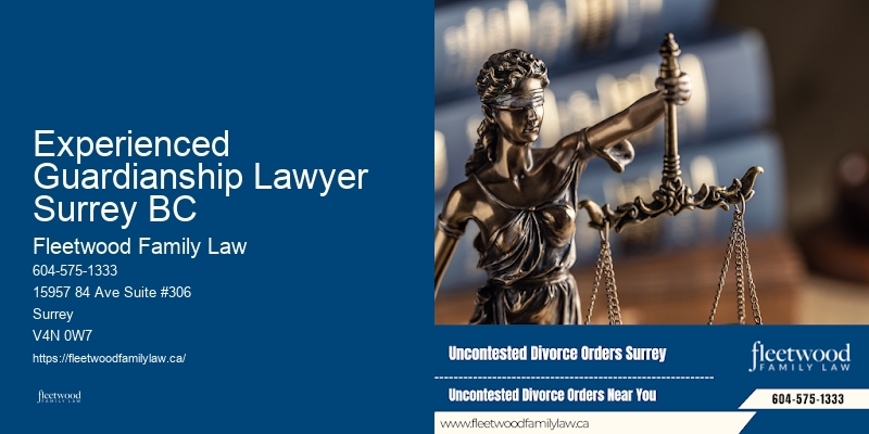 Best Family Law Services Experienced Guardianship Lawyer Surrey BC BC