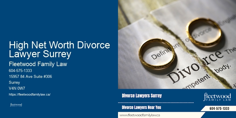 High Net Worth Divorce Lawyer Surrey Family Court Representation