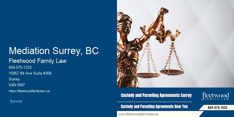 Mediation Surrey, BC Family Law Specialist