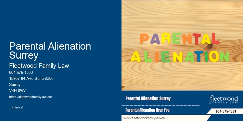 Child Custody Lawyer Parental Alienation Surrey