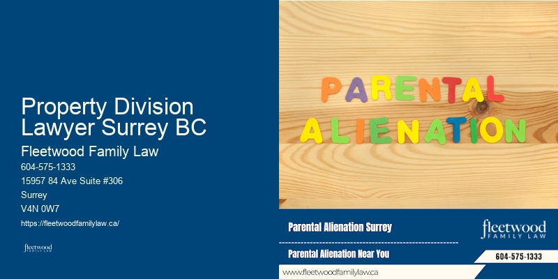 Property Division Lawyer Surrey BC Family Law Attorney
