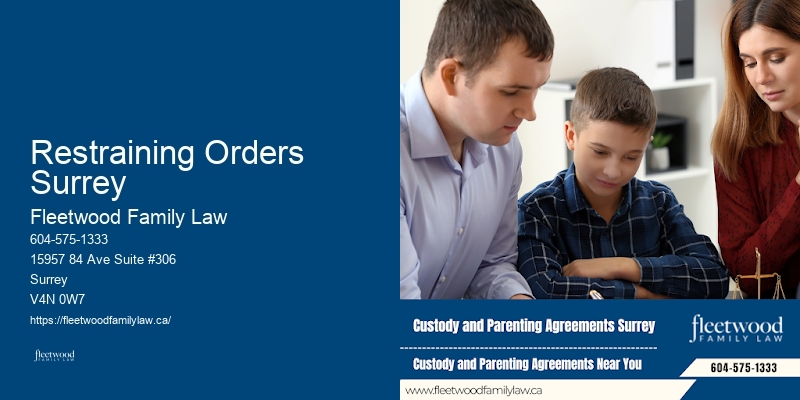 Divorce Court Lawyer Restraining Orders Surrey BC