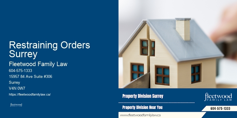 Restraining Orders Surrey BC Divorce Attorneys