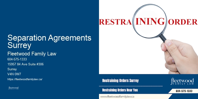 Separation Agreements Surrey Domestic Violence Cases Attorney