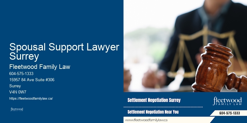 Collaborative Family Law Spousal Support Lawyer Surrey BC