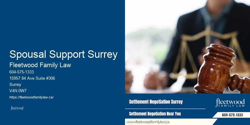 Best Family Lawyer Spousal Support Surrey BC
