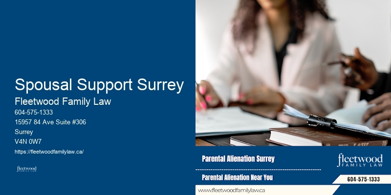 Spousal Support Surrey Spousal Support Lawyer