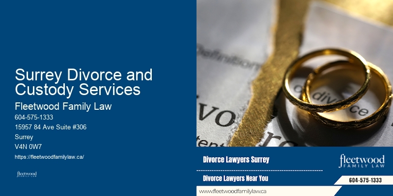 Surrey Divorce and Custody Services Family Mediation Lawyer
