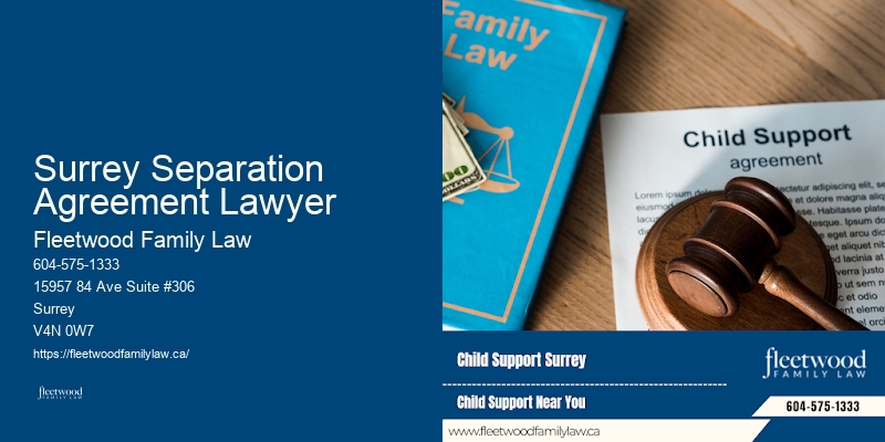 Child Support Lawyer Surrey Separation Agreement Lawyer, BC