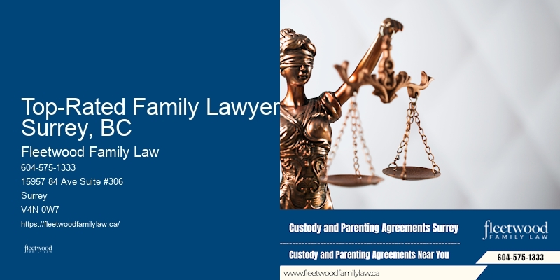 Spousal Support Lawyer in Top-Rated Family Lawyer Surrey, BC