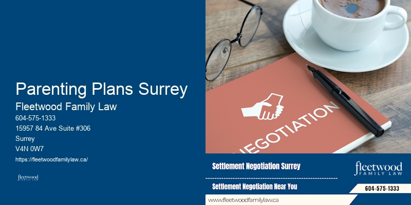 Parenting Plans Surrey