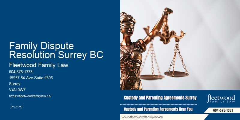 Family Dispute Resolution Surrey BC BC Family Law Litigation