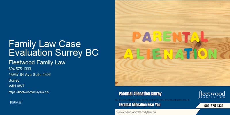 Asset division lawyer Family Law Case Evaluation Surrey BC BC