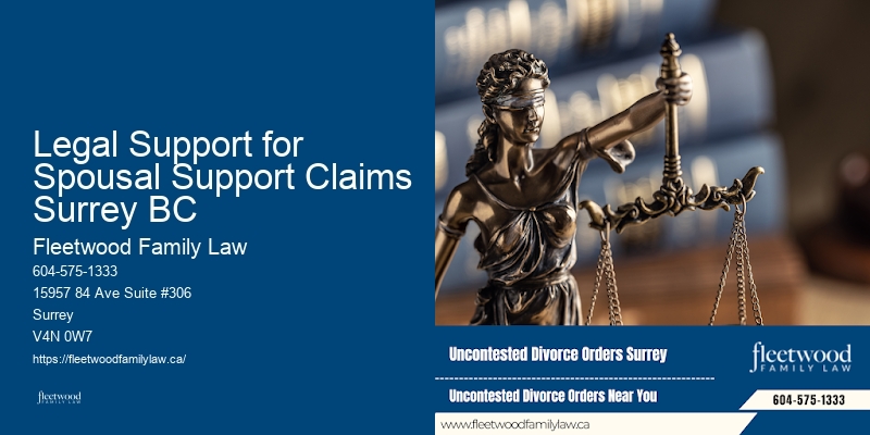 Family Law and Child Support Services Legal Support for Spousal Support Claims Surrey BC BC