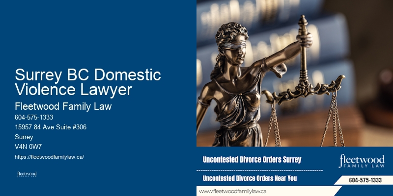 Surrey BC Domestic Violence Lawyer BC Divorce Resolution Lawyer