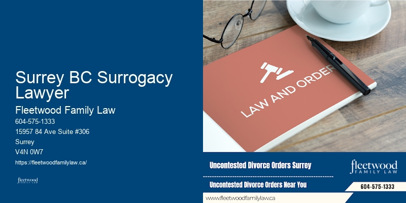 Surrey BC Surrogacy Lawyer BC Grandparents Rights Lawyer