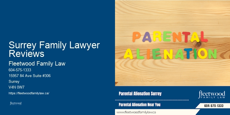Surrey Family Lawyer Reviews BC Property Division Lawyer