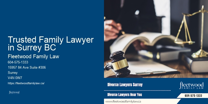 Legal Advice for Families in Trusted Family Lawyer in Surrey BC BC