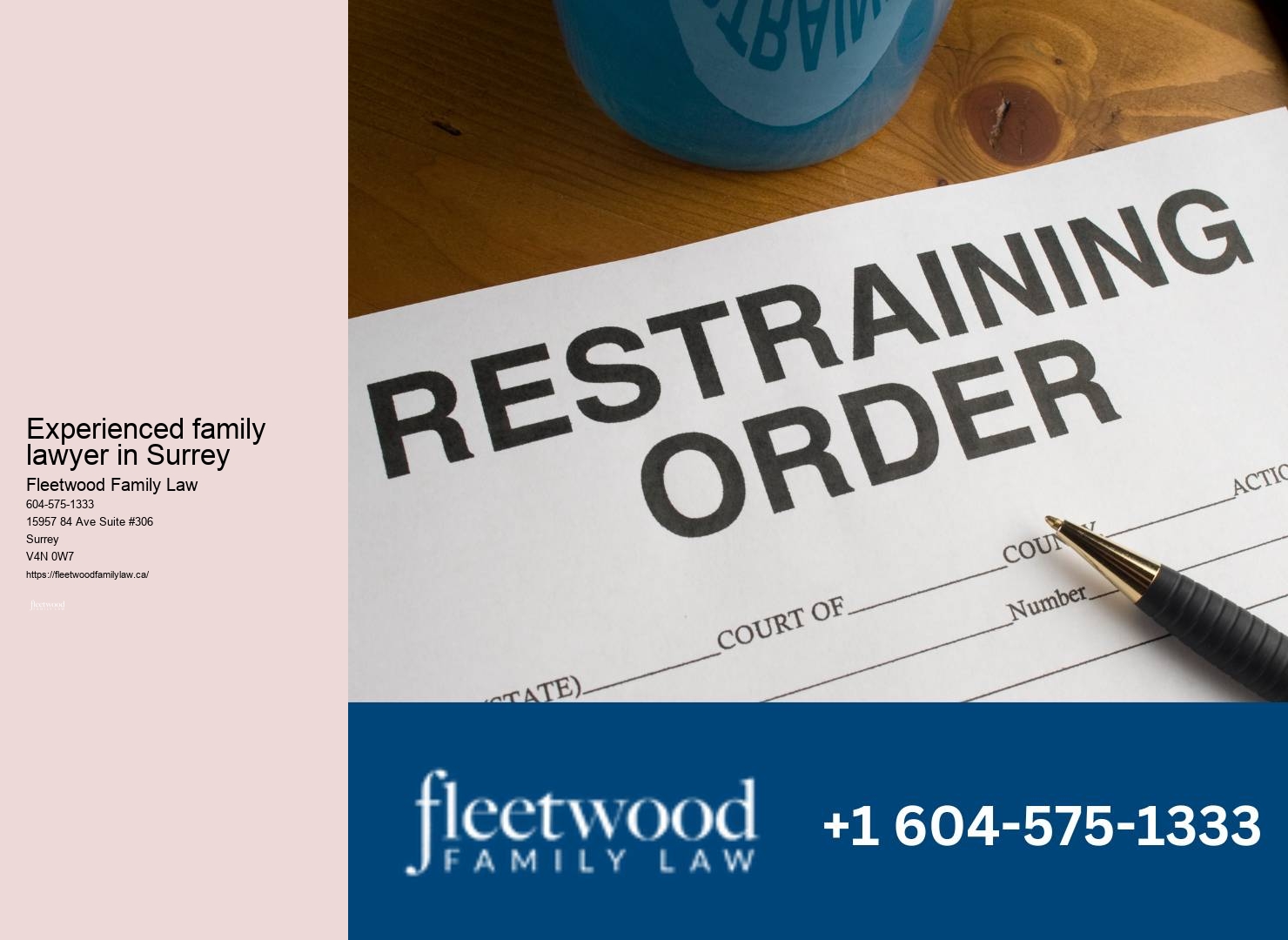 Surrey's respected family lawyer for transparent communication
