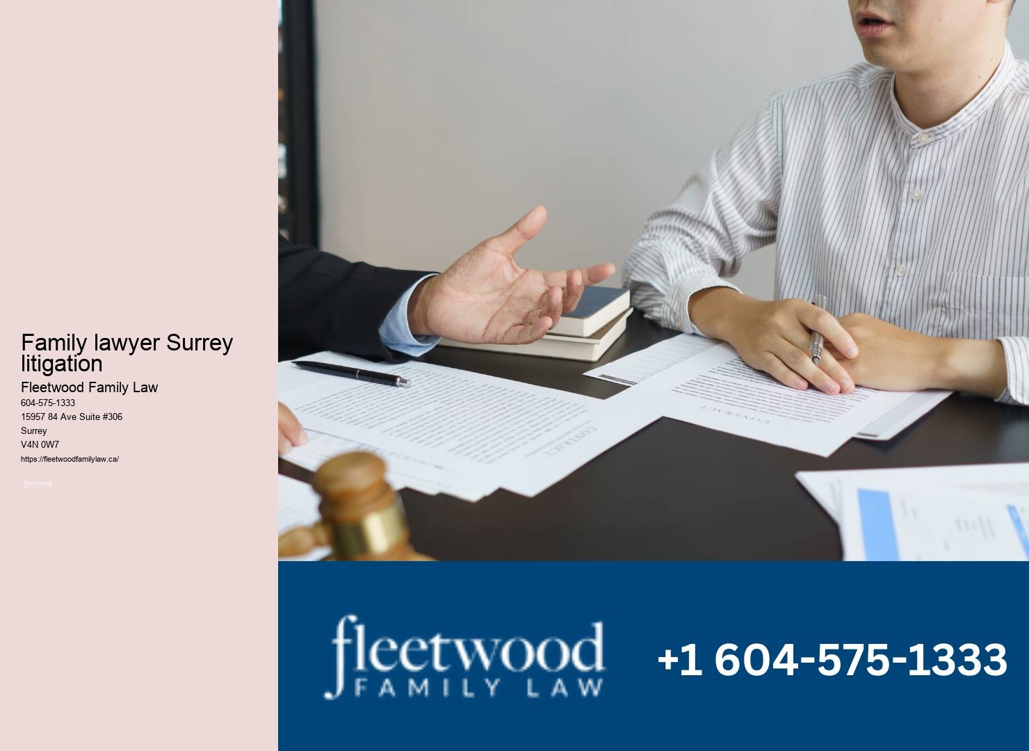 Certified family lawyer Surrey