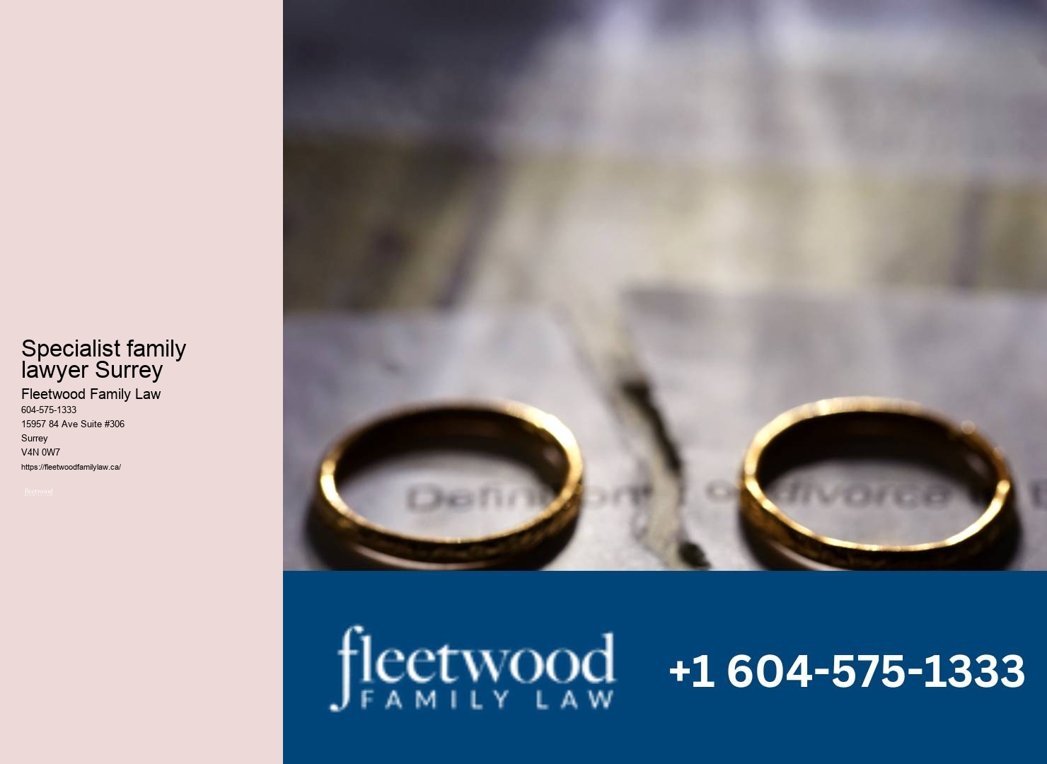 Family lawyer Surrey legal support