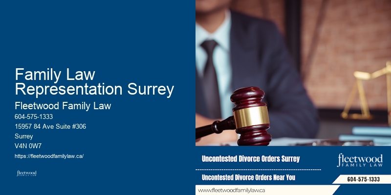 Family Law Representation Surrey