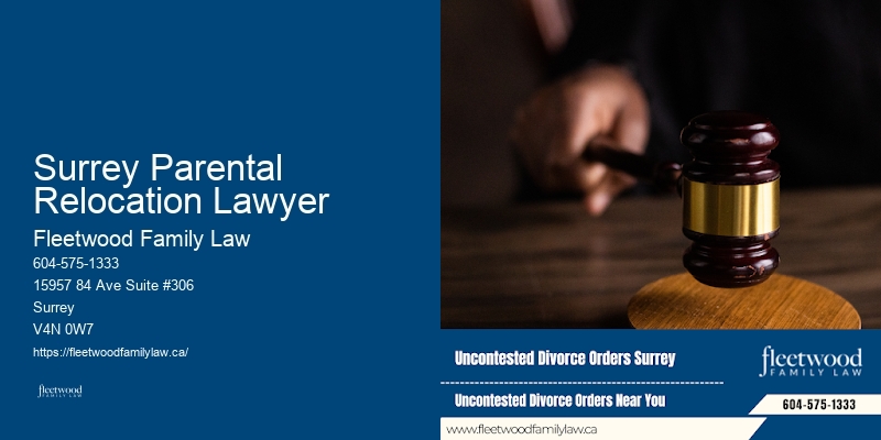 Surrey Parental Relocation Lawyer
