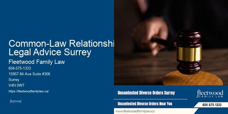 Common-Law Relationship Legal Advice Surrey
