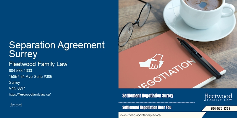 Separation Agreement Surrey