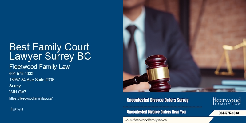 Best Family Court Lawyer Surrey BC