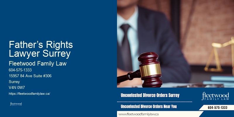 Father’s Rights Lawyer Surrey