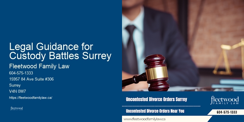 Legal Guidance for Custody Battles Surrey
